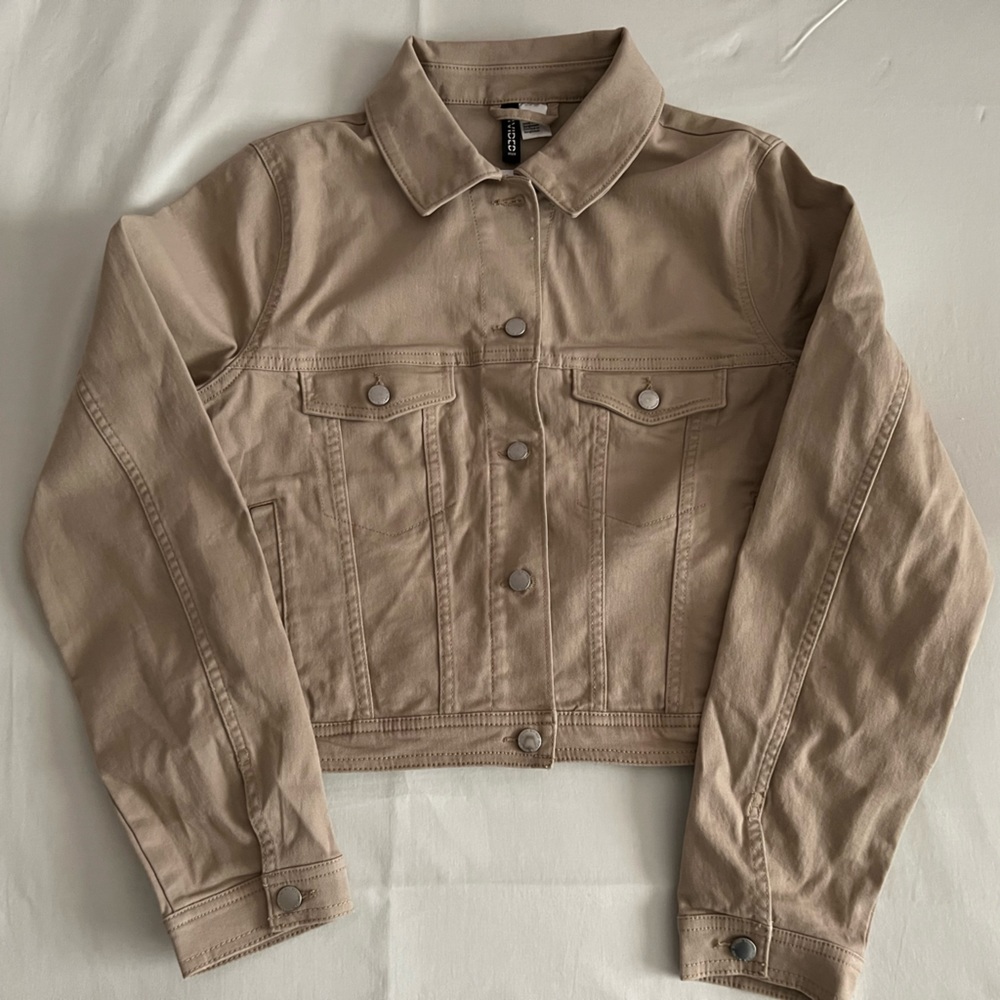 H&M Cropped Tan Jacket